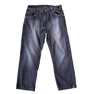 Southpole Jeans Mens 32 Black Fade 31 x 27 Baggy Y2K Hip Hop Grunge Skater 4180